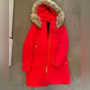 The perfect holiday coat 
Jcrew
Size 00